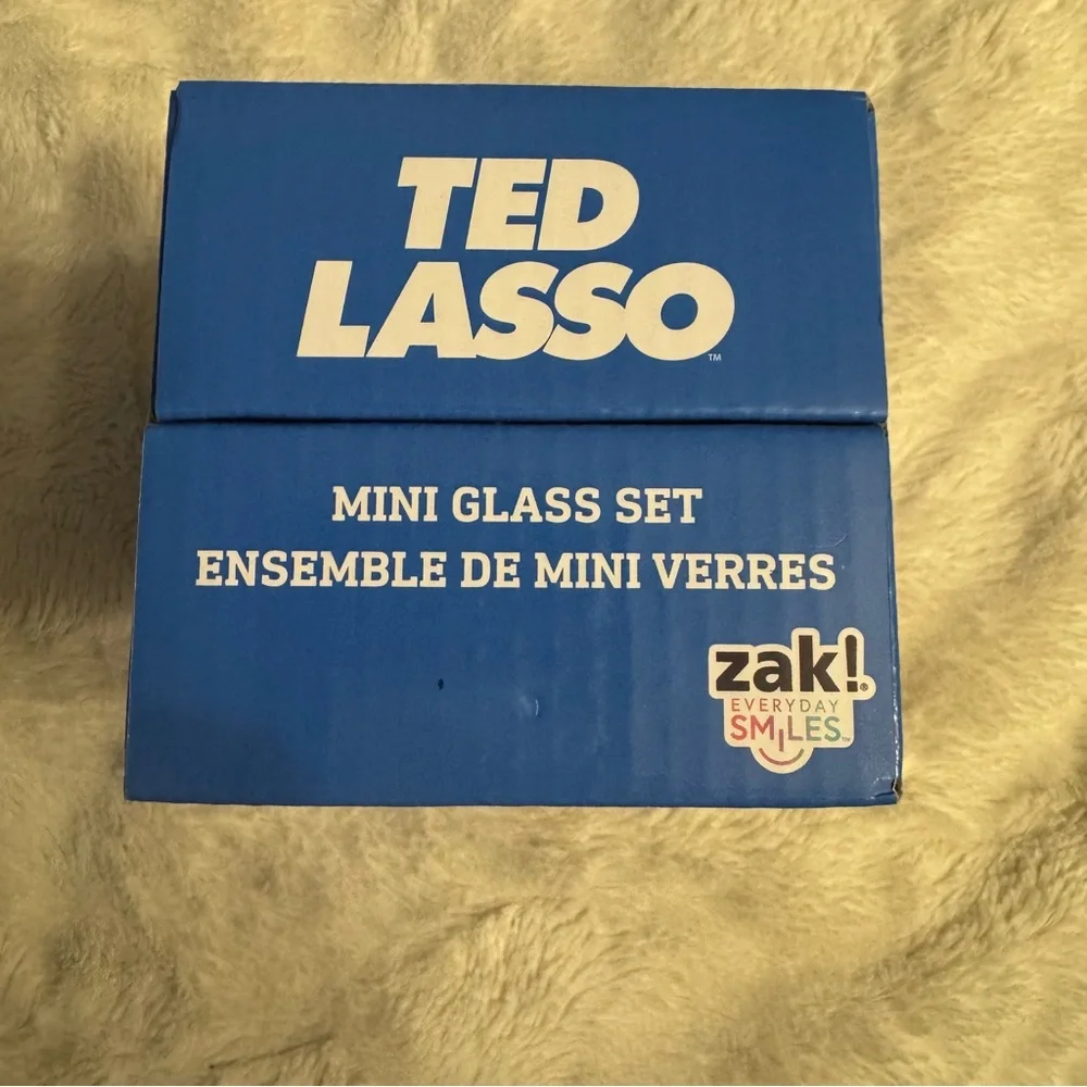 Ted Lasso Mini Glass Shot‎ Set of 4 Featuring Main Characters